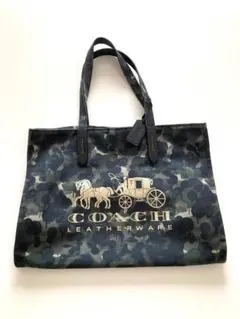 COACH コーチ カモフラージュ柄 トートバッグのサムネイル
