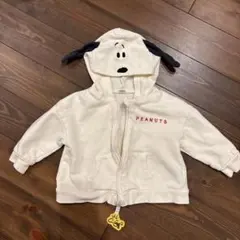 PEANUTS スヌーピー フード付きジャケット 90cm