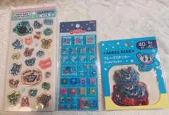 エンジェルブルー　タイルシール等　３点セット