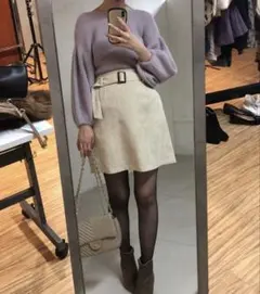 コーデュロイミニスカート