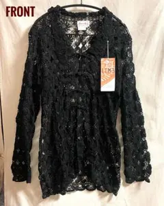 【deadstock】70s vintage Lim's クロシェシャツのサムネイル