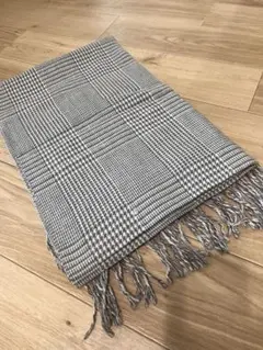 KLEIN PLUS マフラーストールmichael MK＋ ツイードグレー