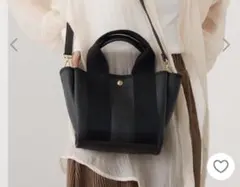 cache cache ショルダー付き2wayテープトートバッグ S レディース