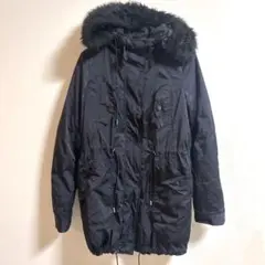 ZARA WOMEN ザラウーマン　モッズコート　S ダークネイビー　ライナー