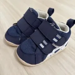 asics アシックス　スクスク　ベビーシューズ　ネイビー　11.5cm