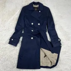 COACH　コーチ　トレンチコート シグネチャー　総柄　ベルト　ダブルボタン