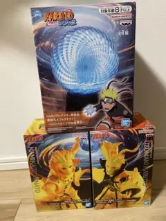 GiGO限定 うずまきナルト＆波風ミナト＆螺旋丸エフェクトライト 3種セット