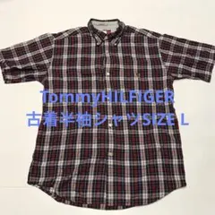TommyHILFIGER古着半袖シャツSIZE L特価セール中