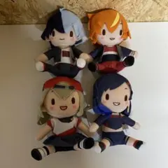テ*ト様 劇場版プロセカ ふわぷちミニぬいぐるみ ビビバス 全4種セット