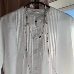 天然石・貝殻 ロングネックレス