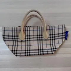BURBERRY BLUE LABEL ピンクチェック柄トートバッグのサムネイル
