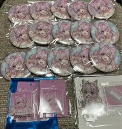 ホロライブ 極楽湯 博衣こより 缶バッジ キーホルダー アクスタ