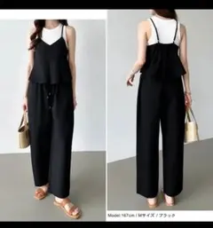 黒のレディースセットアップ Mサイズ