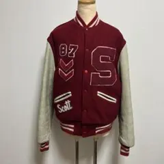 【限定価格】90s スタジャン　trophy jackets TROPHY JACKETS (トロフィージャケット) 80's~90's ヴィンテージ袖