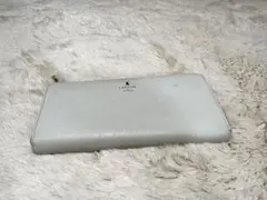 【LANVIN 】ホワイト ×ピンク　長財布　シミあり　激安　匿名配送　即日発送