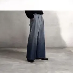 MONO-MART ヴィンテージメイクタックフレアデニムパンツ