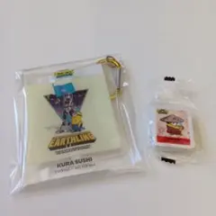 くら寿司　ミニオンズ＆モンスターズ　コラボ　クリアポーチ＆消しゴムセットのサムネイル