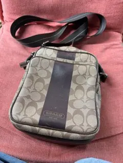 美品 COACH コーチ シグネチャー メッセンジャーバッグ F70757 - メルカリ