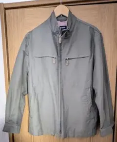 М グレー ジップアップ アウター