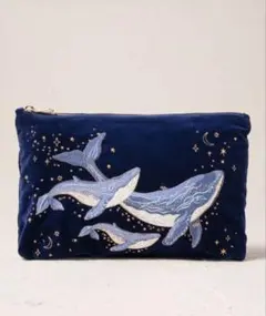 Elizabeth Scarlett 刺繍ポーチ スワロー エブリデイポーチ - メルカリ