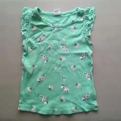 baby GAP 花柄レース袖Tシャツ 3歳
