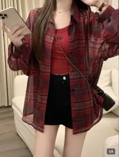 【未使用】薄手長袖シャツ　M