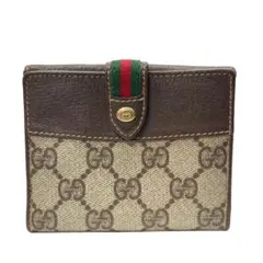 2917 GUCCI グッチ シェリーライン 折り財布 スプリーム ヴィンテージ