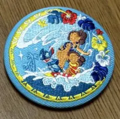 Disney Characters 刺繍缶バッジ ディズニー(スティッチ)