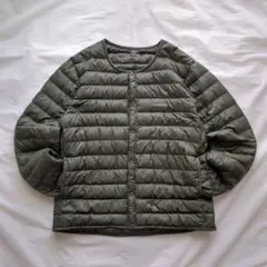 モンベル インナーダウンジャケット スペリオダウン ラウンドネック 刺繍 XL