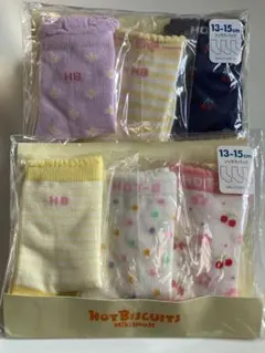 新品　ミキハウス　ホットビスケッツ　ソックスパック　13-15cm