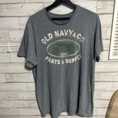OLD NAVY & CO. プリント ロングTシャツ グレーのサムネイル