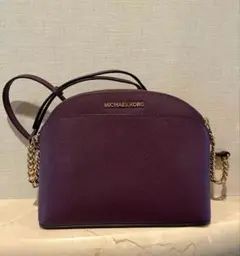 超美品 MICHAEL KORS マイケルコース パープル 紫 ショルダーバッグ