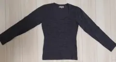 Sorridere ダークグレー 長袖ニット Lサイズ