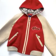 BURBERRYBLUELABELバーバリースタジャンレザー切り替え38Mサイズ