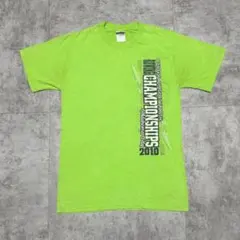 JERZEES 2010 Rowing 半袖Tシャツ ライムグリーン 古着