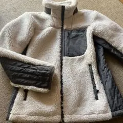 Columbia フリースジャケット アイボリー/グレー