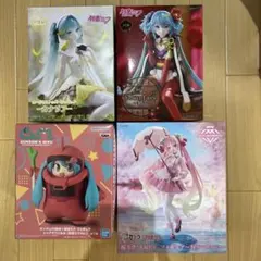 初音ミク　フィギュア3点セット売り