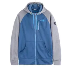 【美品】ノースフェイス パーカー ジャージ フルジップパーカー 刺繍ロゴ