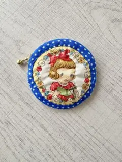 ✴︎ハンドメイド　マーガレット＆ソフィー　パッチワークミニポーチ✴︎G
