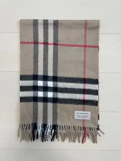 BURBERRY カシミヤ100% ノバチェック ストール 正規品 美品のサムネイル