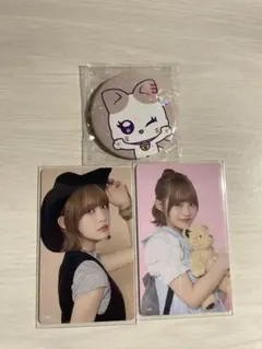 飯田栞月 トレカ缶バッチセット