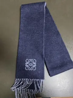 LOEWE バイカラー スカーフ（ウール&カシミヤ）