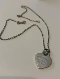Tiffany & Co. ハート型ネックレス 925シルバー