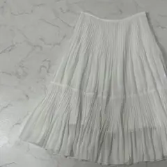 HANAE MORI 大きめ 日本製 切替 フレア ひざ丈 スカート 40