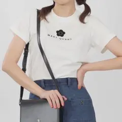 MARY QUANT 半袖 Tシャツ ロゴ M オールドスタイルロゴTシャツのサムネイル