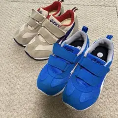 アシックス　スニーカー　2足セット　19.5cm