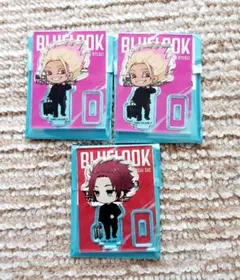 ブルーロック ベースヤードトーキョー ミニアクリルスタンド 【糸師冴＆士道龍聖】