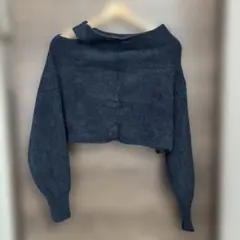 ココディールフォックスオフショルニット　ネイビーサイズ2