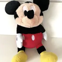 【美品】ミッキーマウス 特大 ぬいぐるみ おすわり ビッグサイズ ミッキー