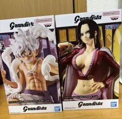 【新品】ワンピースGrandista ハンコック ルフィ フィギュア セット